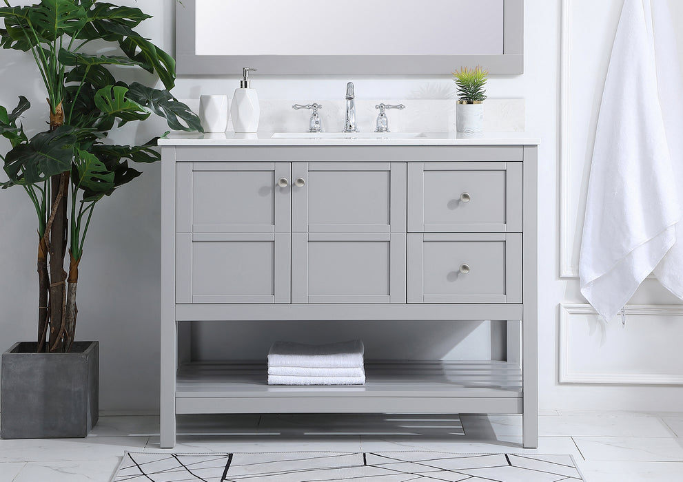 Bathroom Vanity Set from the Theo collection in Gray finish