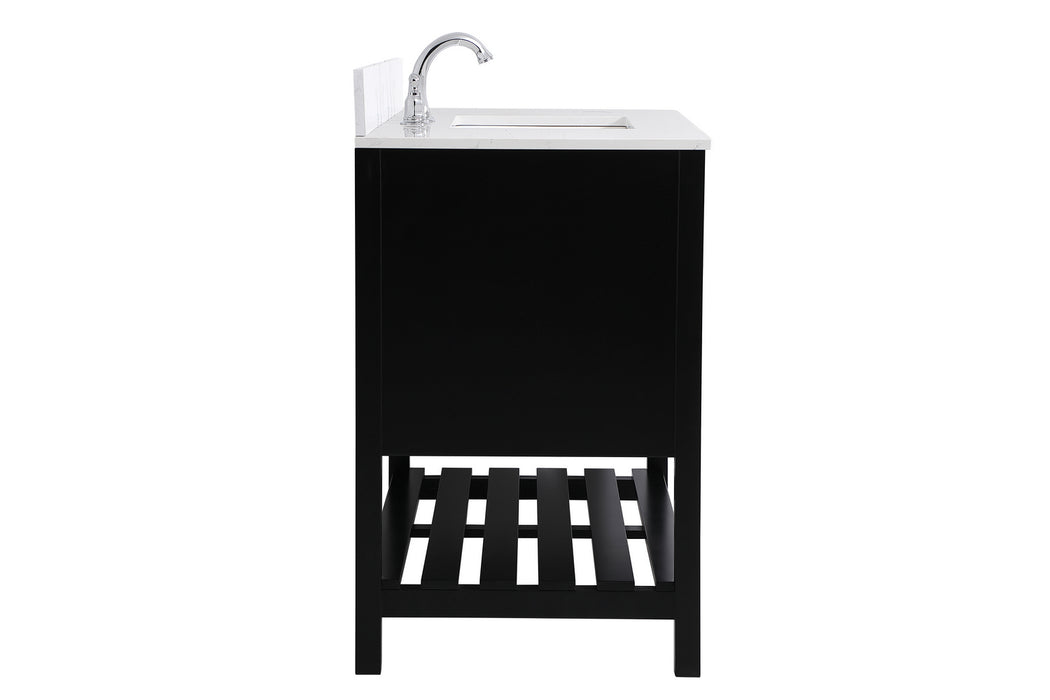 Bathroom Vanity Set from the Theo collection in Black finish