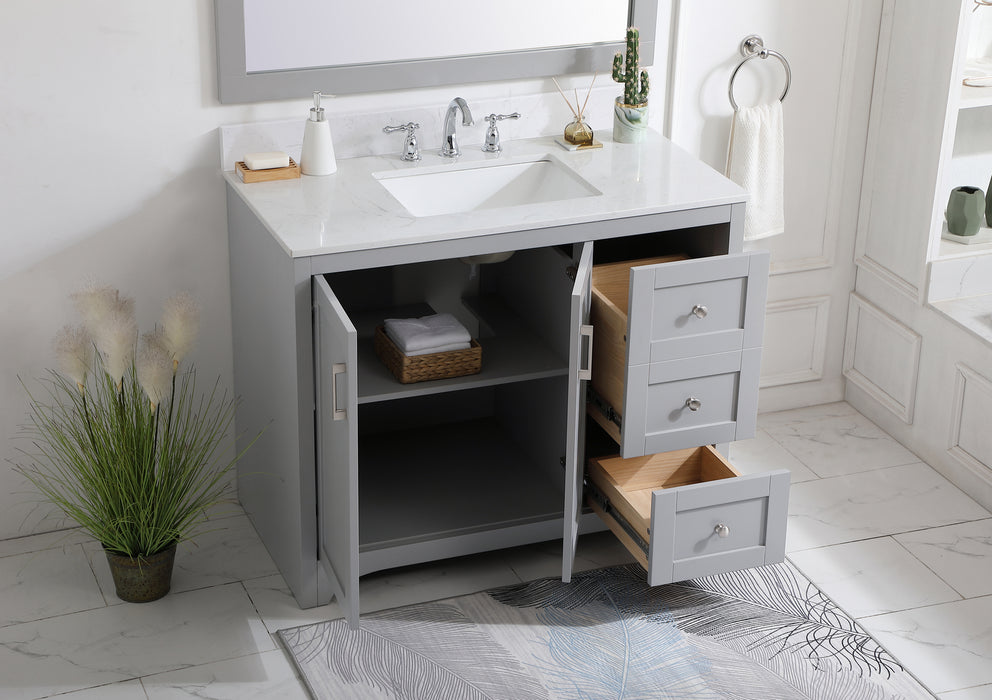 Bathroom Vanity Set from the Moore collection in Grey finish