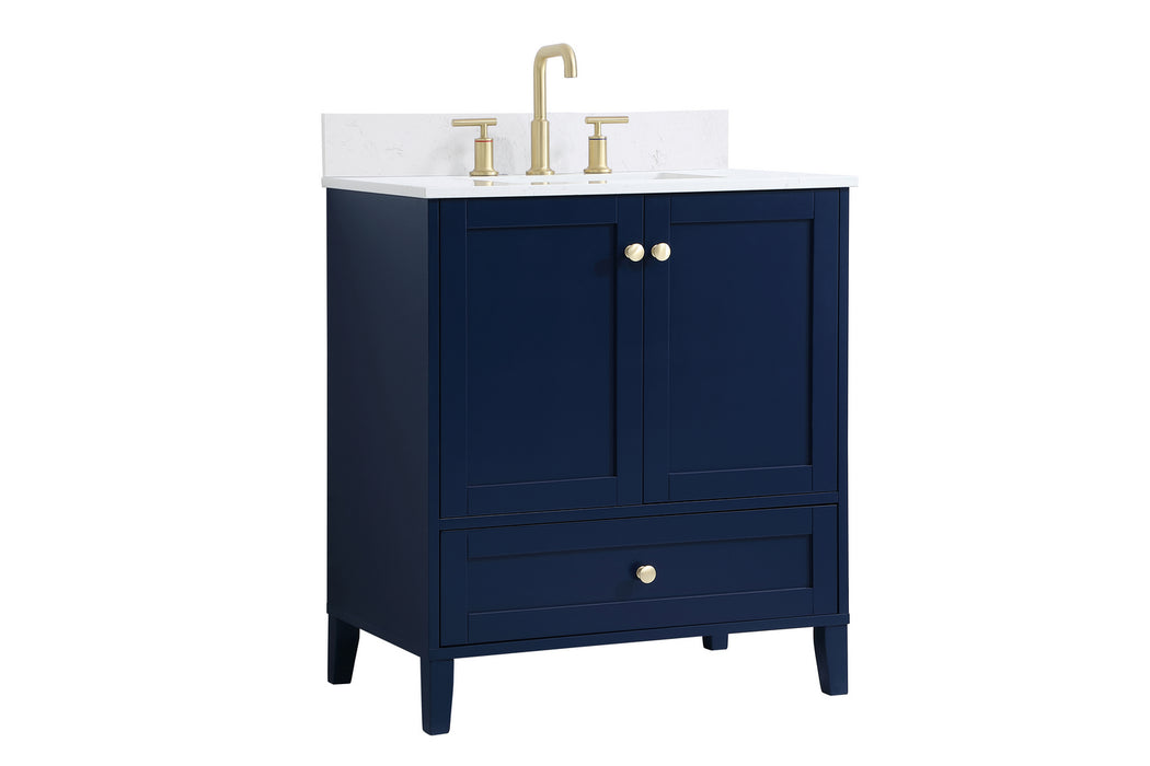 Bathroom Vanity Set from the Sommerville collection in Blue finish