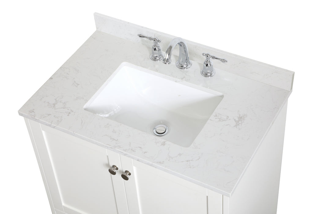 Bathroom Vanity Set from the Sommerville collection in White finish