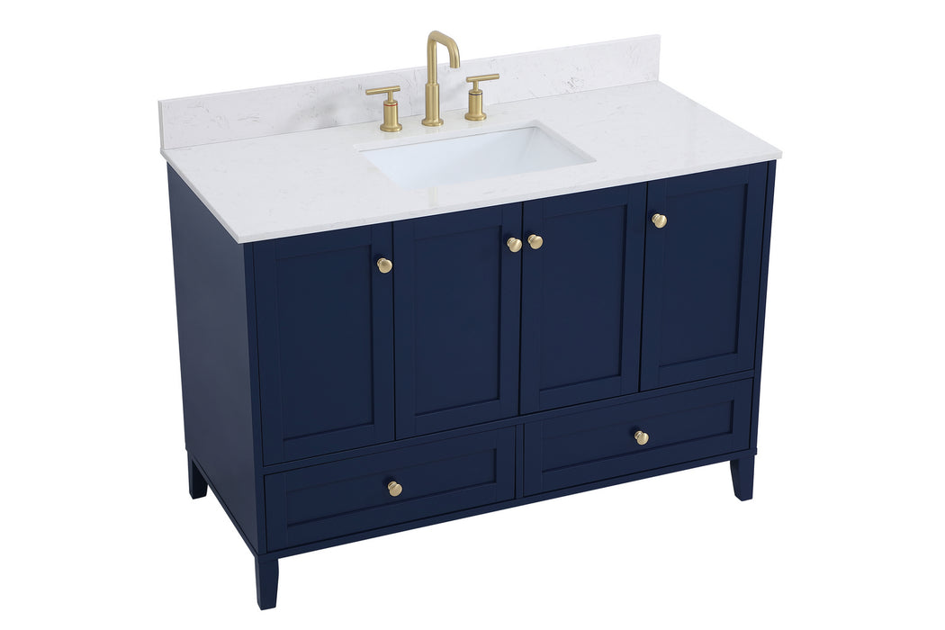 Bathroom Vanity Set from the Sommerville collection in Blue finish