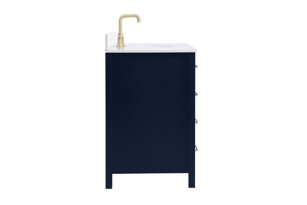 Bathroom Vanity Set from the Irene collection in Blue finish