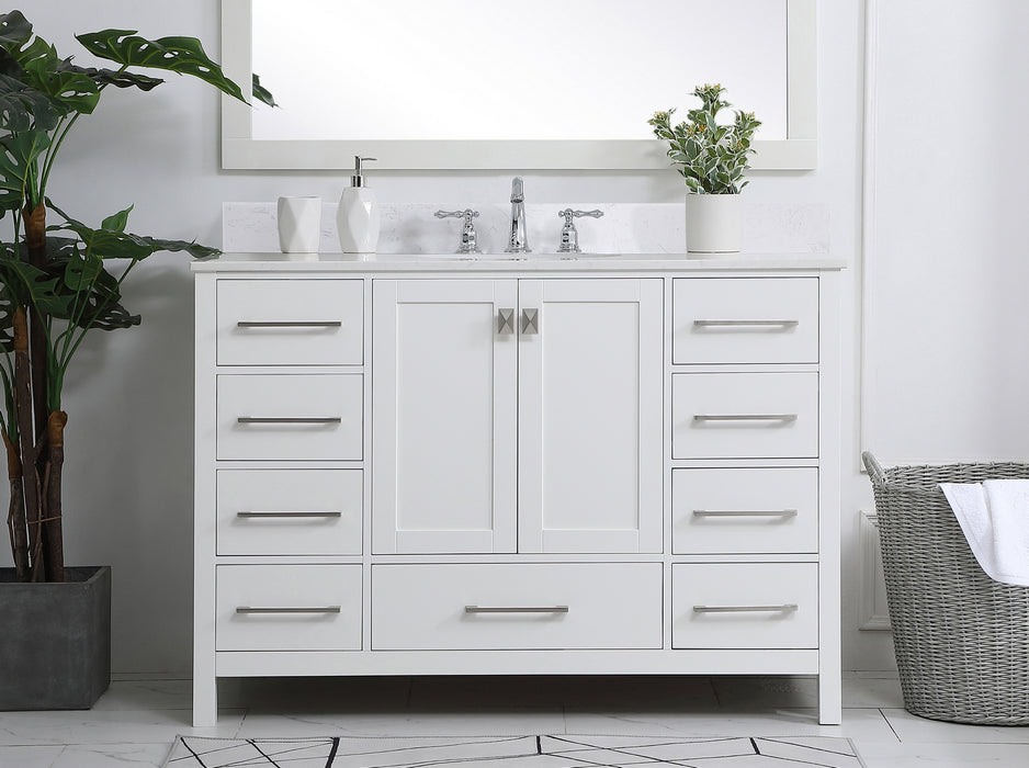 Bathroom Vanity Set from the Irene collection in White finish