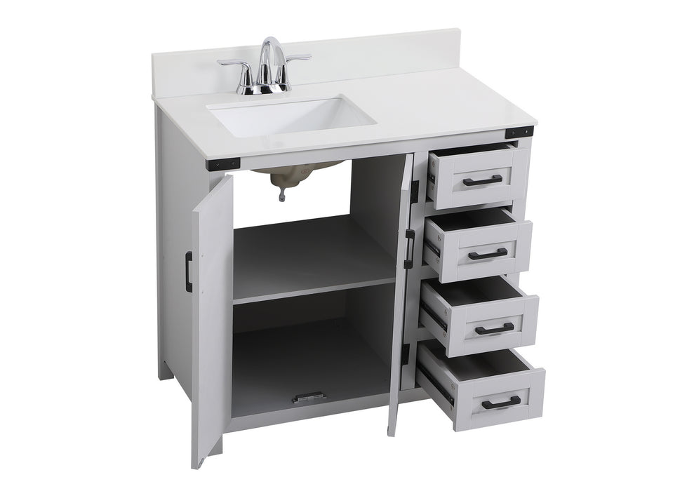 Bathroom Vanity Set from the Grant collection in Grey finish