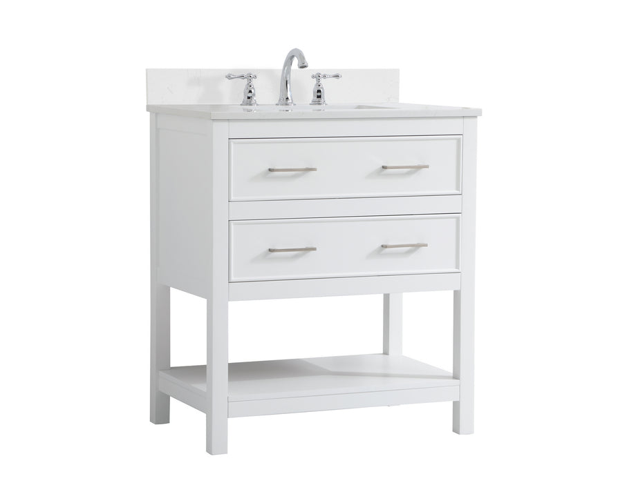 Bathroom Vanity Set from the Sinclaire collection in White finish