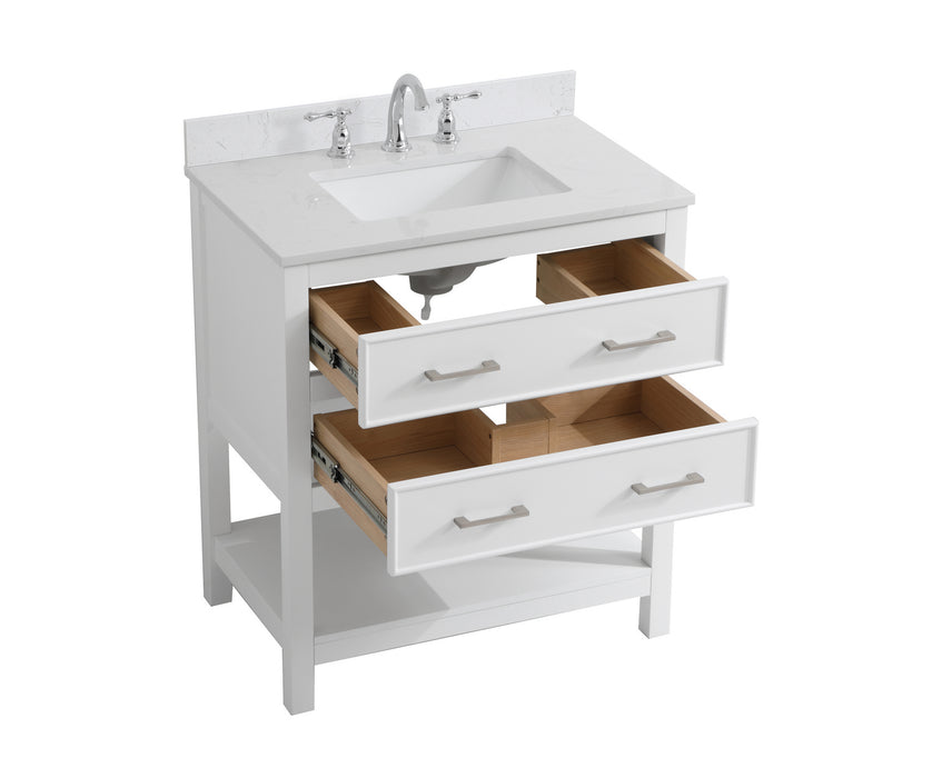 Bathroom Vanity Set from the Sinclaire collection in White finish