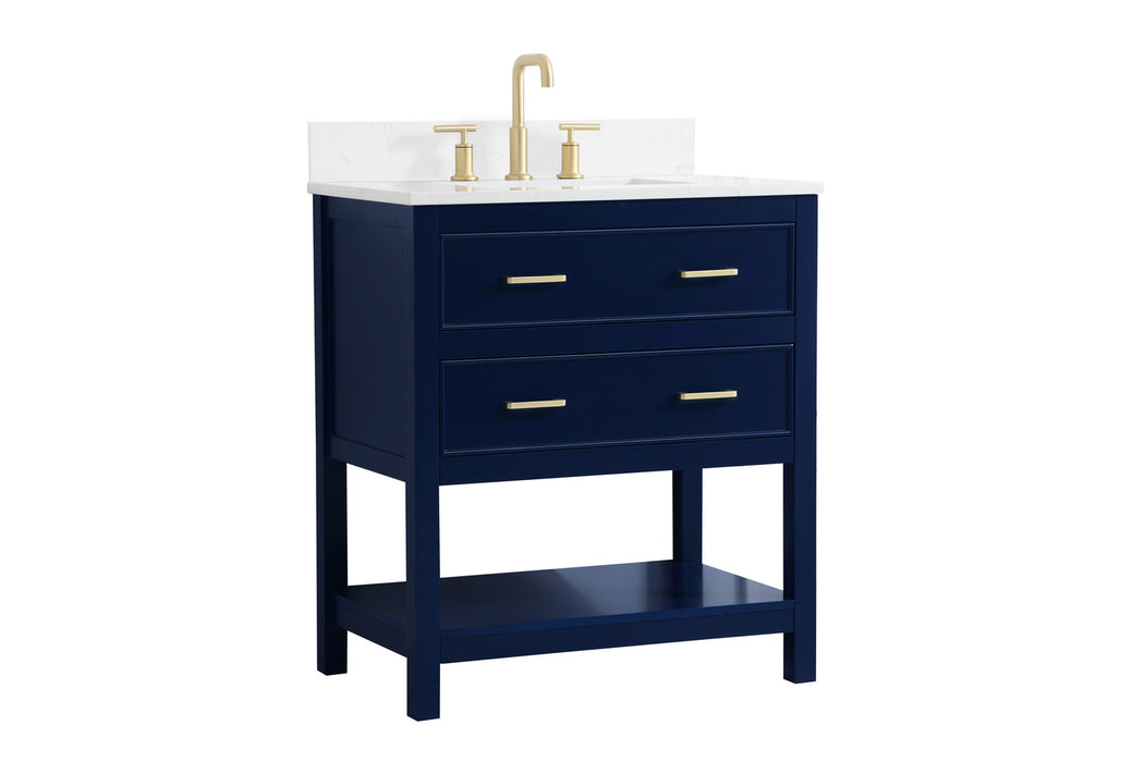 Bathroom Vanity Set from the Sinclaire collection in Blue finish