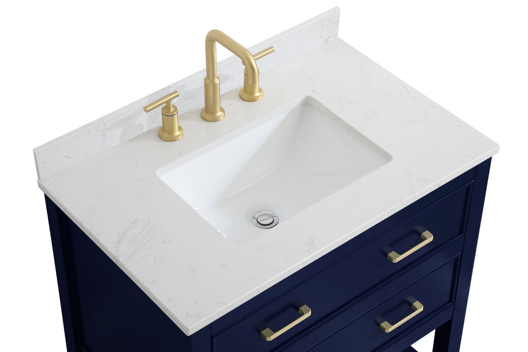 Bathroom Vanity Set from the Sinclaire collection in Blue finish
