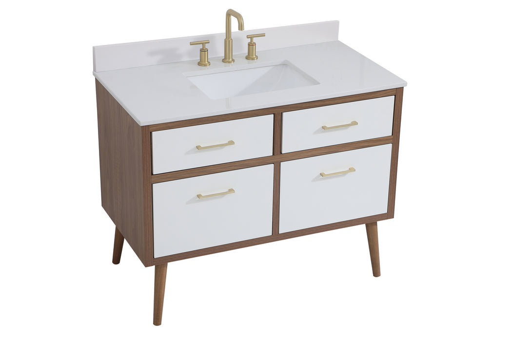 Bathroom Vanity Set from the Boise collection in White finish