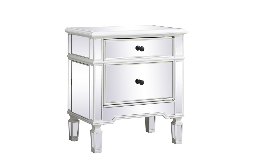 End Table from the Contempo collection in Antique White finish