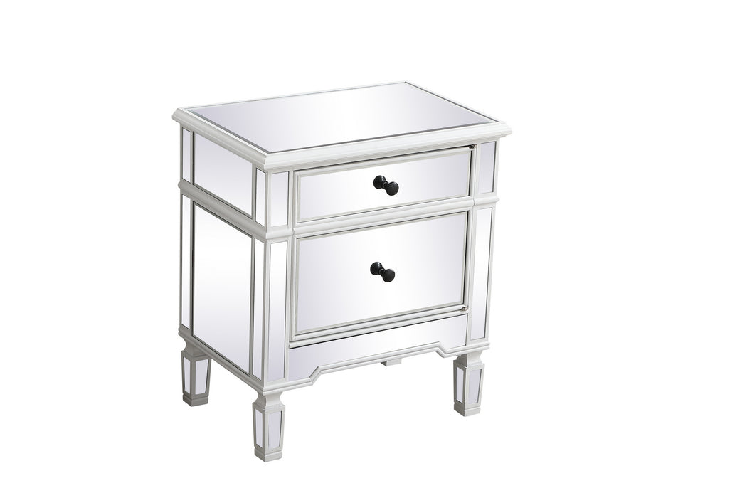 End Table from the Contempo collection in Antique White finish