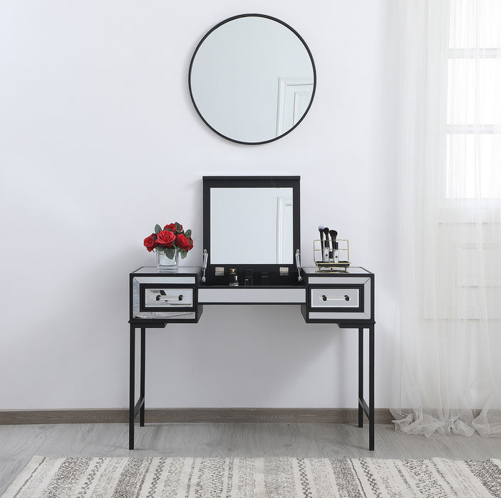 Vanity Table from the Beau collection in Black finish