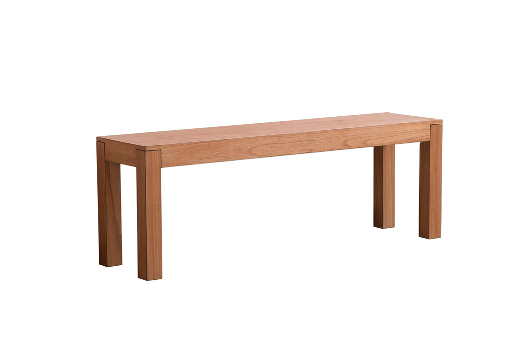 Bench from the Harper collection in Cherry finish