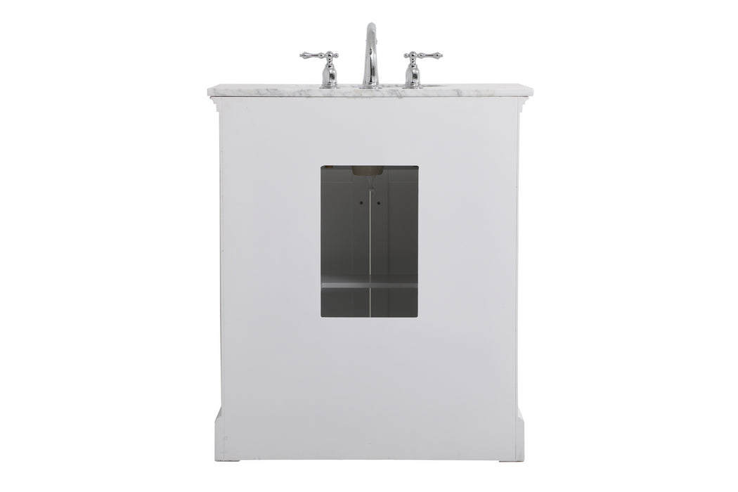 Bathroom Vanity Set from the Clarence collection in White finish