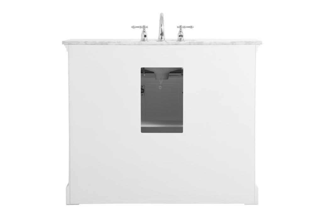 Bathroom Vanity Set from the Clarence collection in White finish