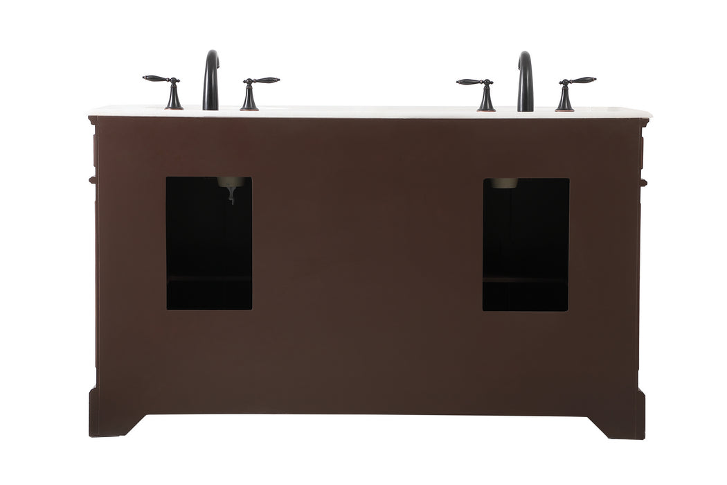 Bathroom Vanity Set from the Francis collection in Teak finish
