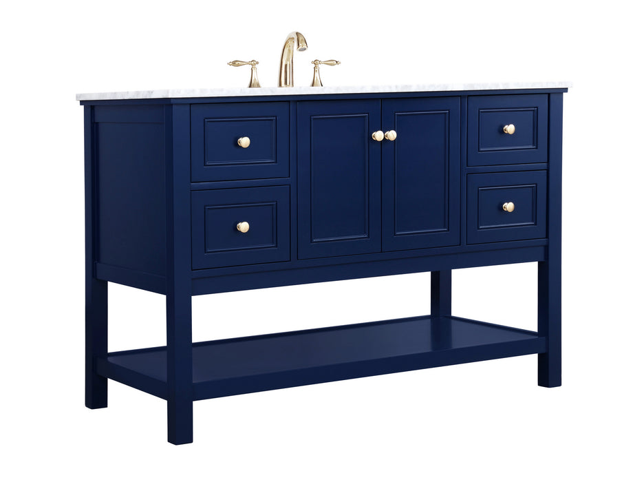 Bathroom Vanity Set from the Metropolis collection in Blue finish