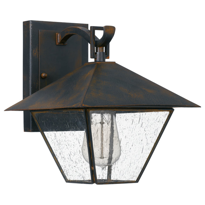 One Light Outdoor Wall Mount from the Corporal collection in Industrial Bronze finish