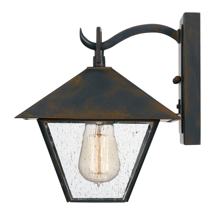 One Light Outdoor Wall Mount from the Corporal collection in Industrial Bronze finish