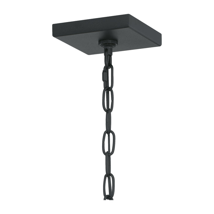 One Light Outdoor Hanging Lantern from the Granby collection in Earth Black finish