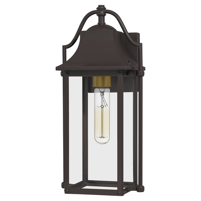 One Light Outdoor Wall Mount from the Manning collection in Western Bronze finish