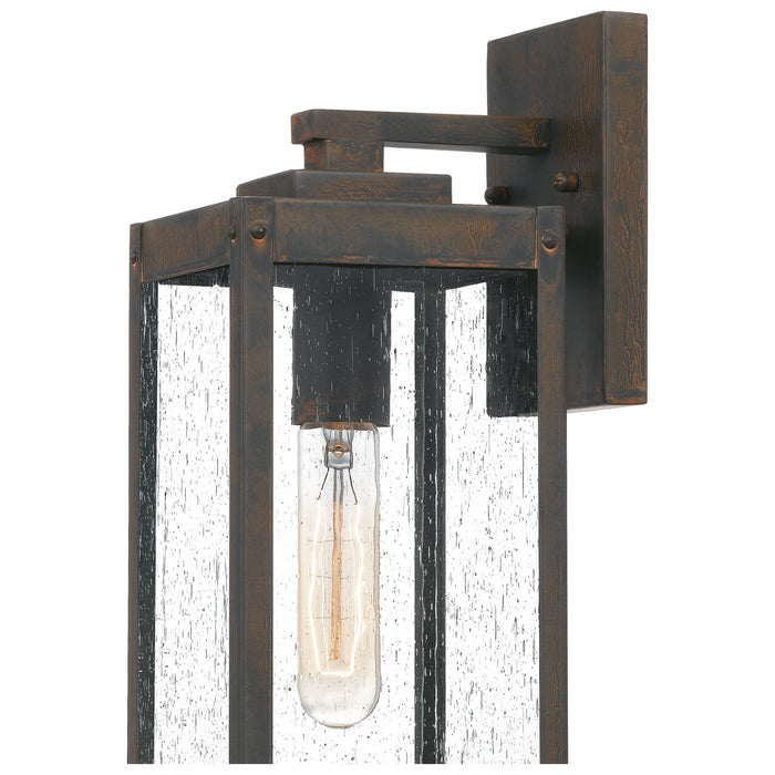One Light Outdoor Wall Mount from the Westover collection in Industrial Bronze finish