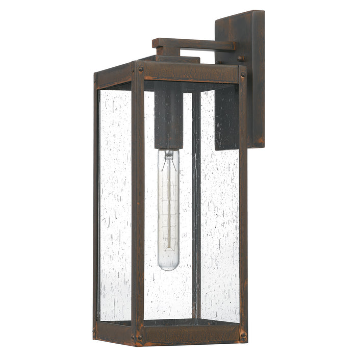 One Light Outdoor Wall Mount from the Westover collection in Industrial Bronze finish