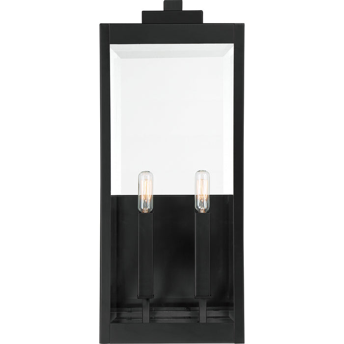Two Light Outdoor Wall Mount from the Westover collection in Earth Black finish