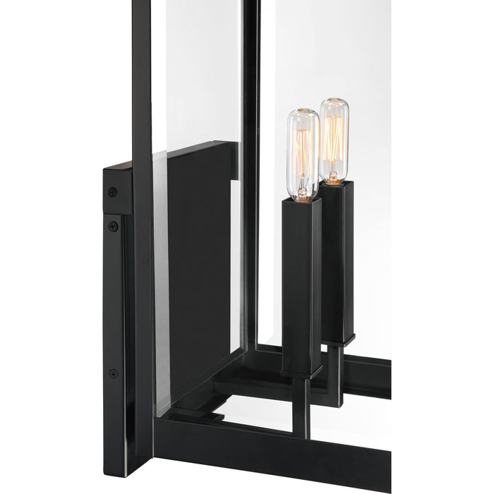 Two Light Outdoor Wall Mount from the Westover collection in Earth Black finish