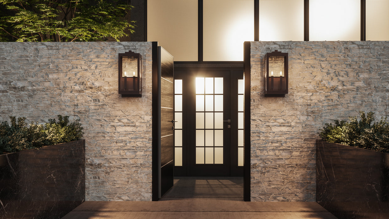 Two Light Outdoor Wall Mount from the Westover collection in Western Bronze finish