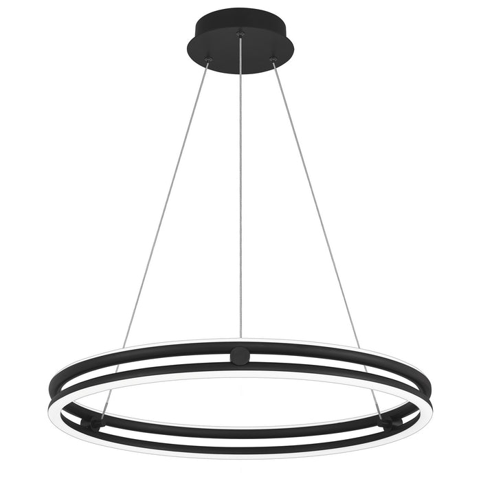 LED Pendant from the Graves collection in Matte Black finish