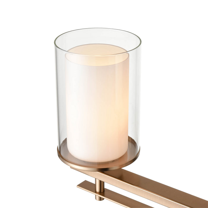 Three Light Wall Sconce from the Huderson collection in Modern Gold finish