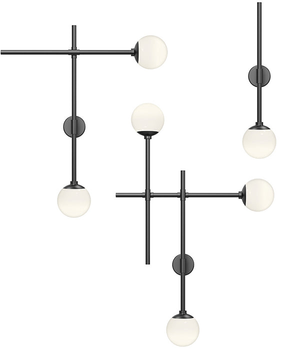 LED Wall Sconce from the Sabon™ collection in Satin Black finish