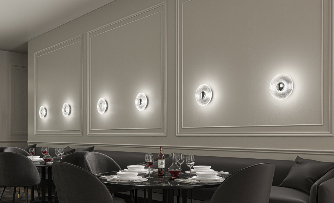 LED Wall Sconce from the Meclisse™ collection in Polished Chrome finish