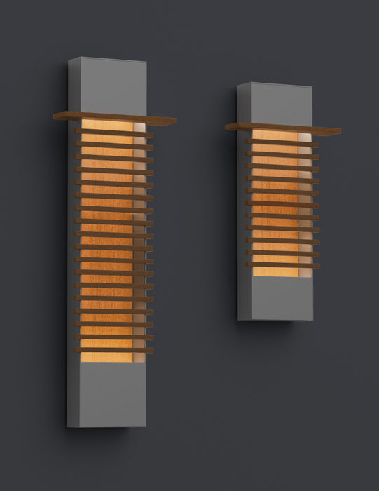 LED Wall Sconce from the Kengo collection in Textured Gray finish