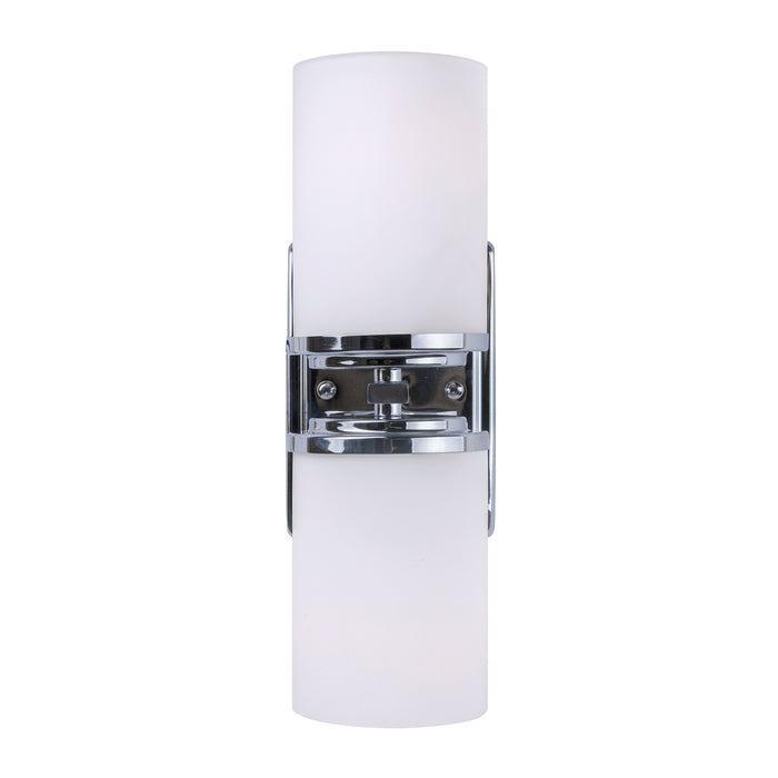 Two Light Wall Sconce from the Duo collection in Chrome finish