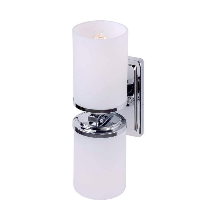Two Light Wall Sconce from the Duo collection in Chrome finish