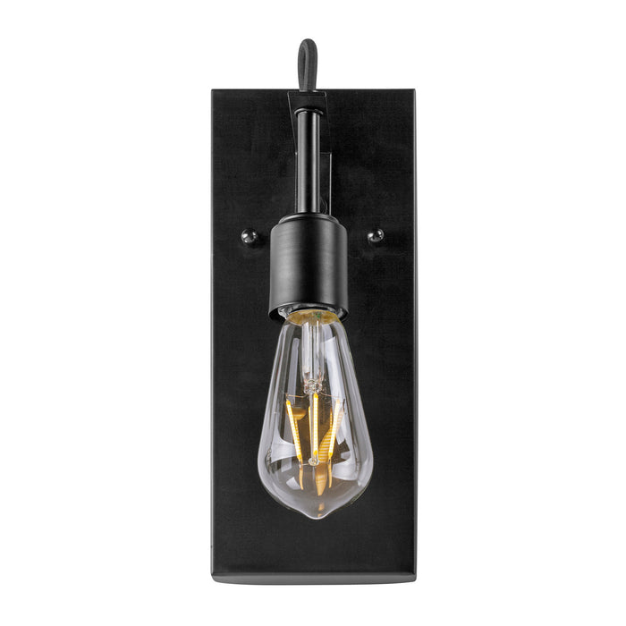 One Light Wall Sconce from the Fergie collection in Black finish