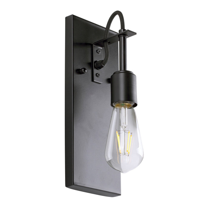 One Light Wall Sconce from the Fergie collection in Black finish