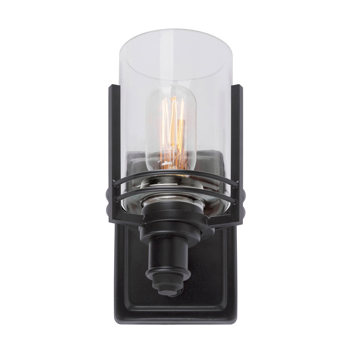One Light Wall Sconce from the Jolie collection in Black finish
