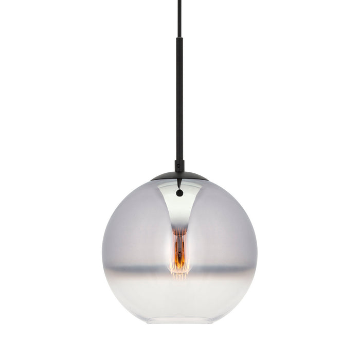 One Light Pendant from the Callisto collection in Black finish