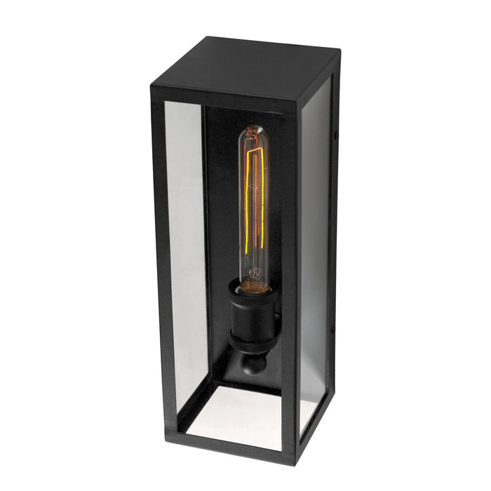One Light Outdoor Lantern from the Erin collection in Black finish