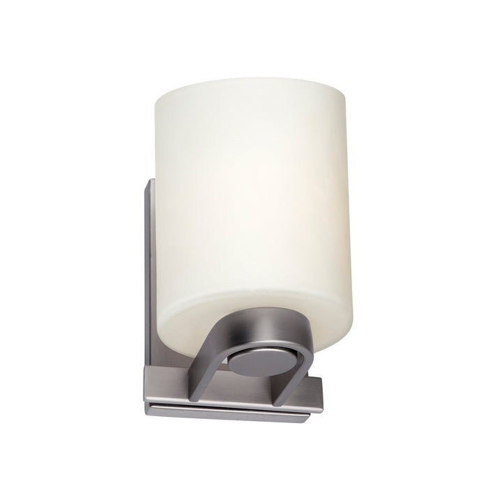 One Light Wall Bracket from the Mona collection in Brushed Nickel finish