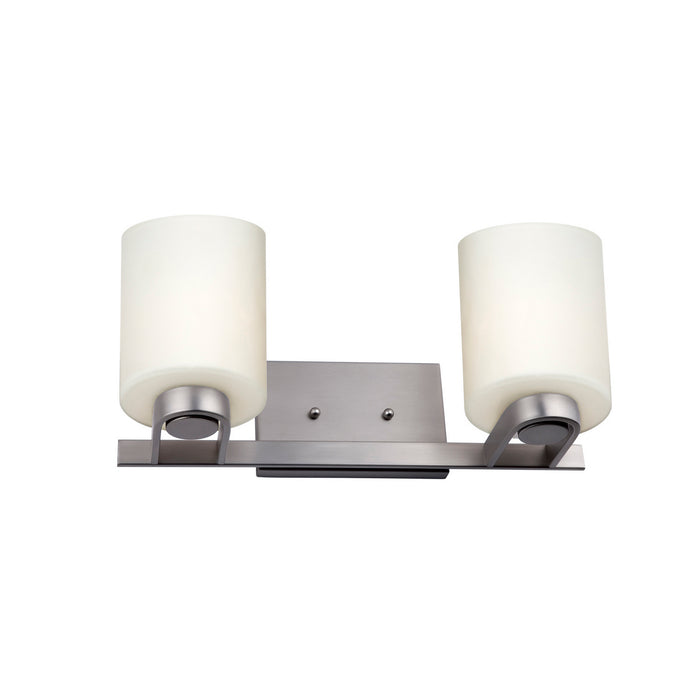 Two Light Bath Bracket from the Mona collection in Brushed Nickel finish