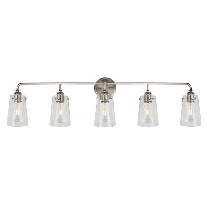Five Light Bath Bar from the Ronna collection in Brushed Nickel finish