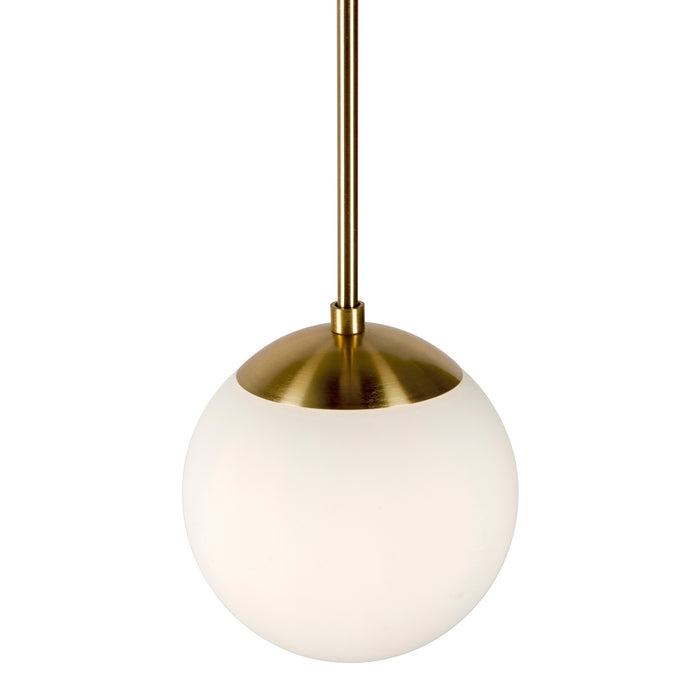 One Light Mini Pendant from the Selene collection in Soft Gold finish