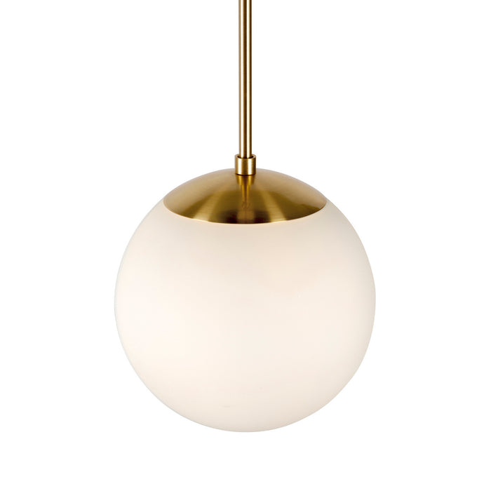 One Light Mini Pendant from the Selene collection in Soft Gold finish