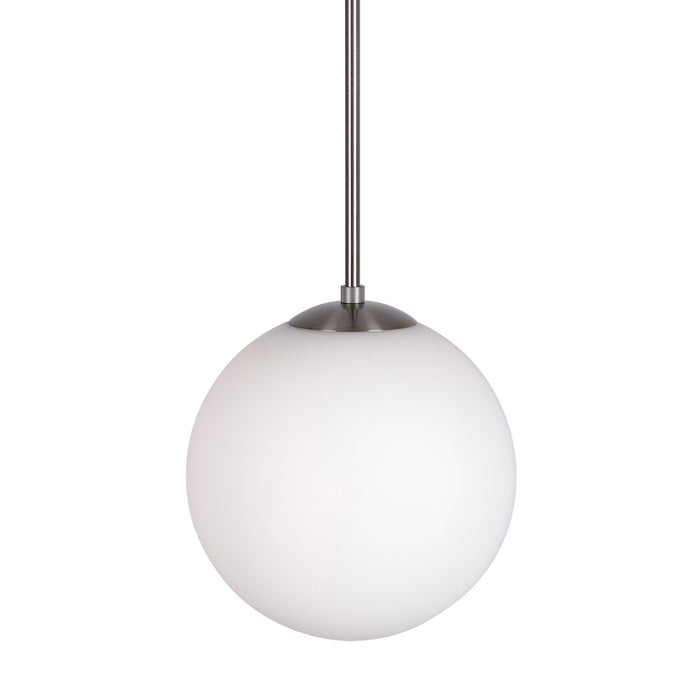 One Light Pendant from the Selene collection in Brushed Nickel finish