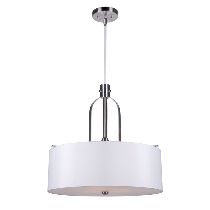 Three Light Pendant from the Tama collection in Brushed Nickel finish